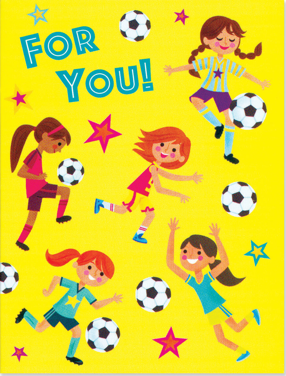 Girl Sports Gift Enclosure Card