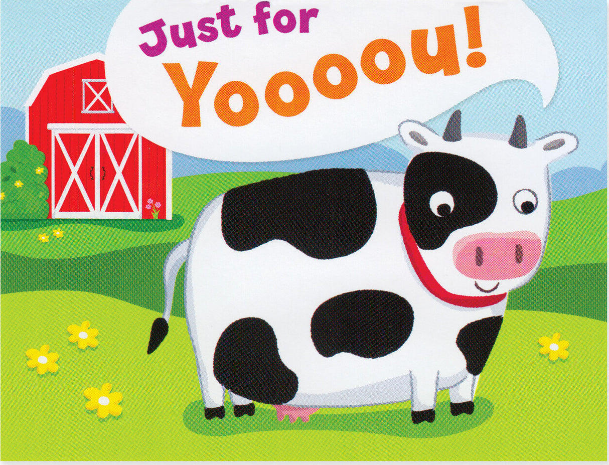 Moo Cow Gift Enclosure Card