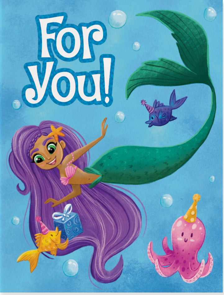 Mermaid Enclosure Card