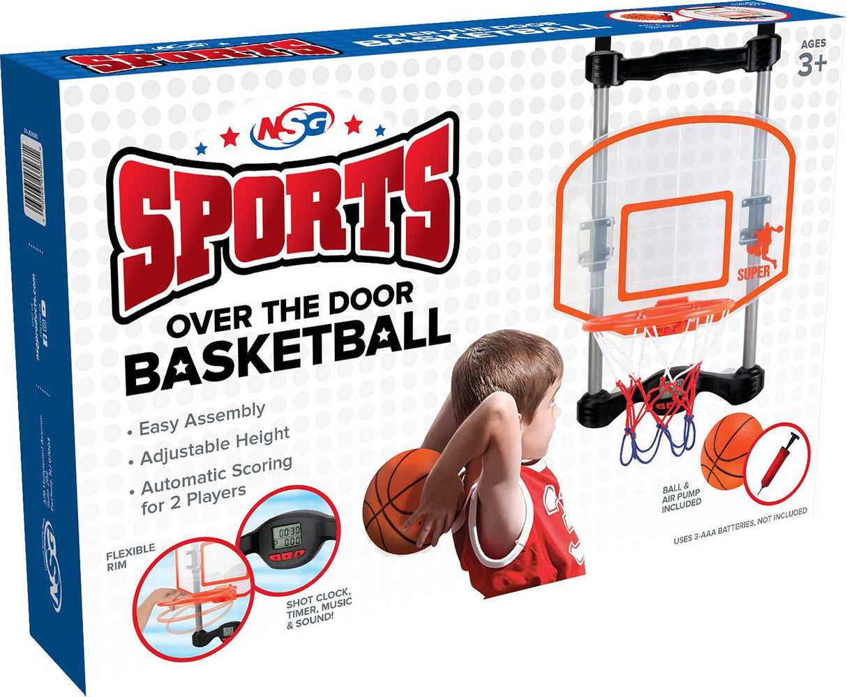 NSG Over the Door Basketball - Black/Orange/Clear