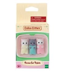 Calico Critters Persian Cat Triplets