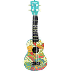 Amahi Panda Ukulele Peace Hope Love