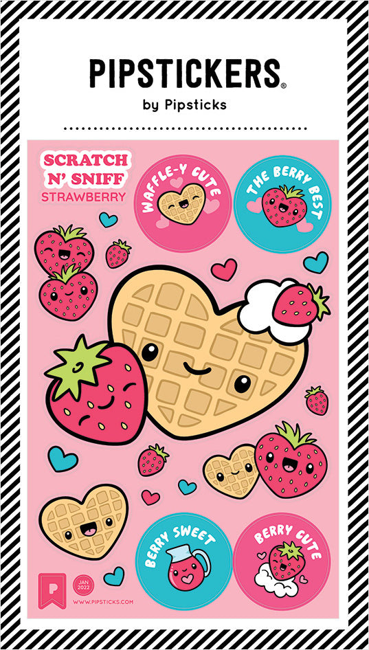 Stickers -  Waffle-y Cute Scratch 'n Sniff