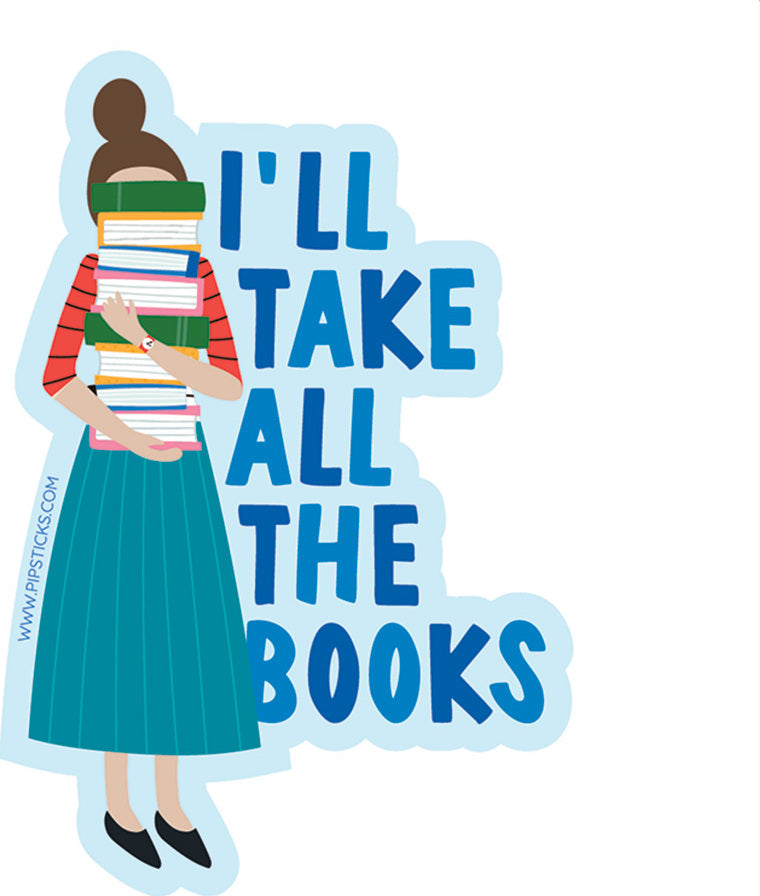 Stickers -  I'll Take All The Books Vinyl