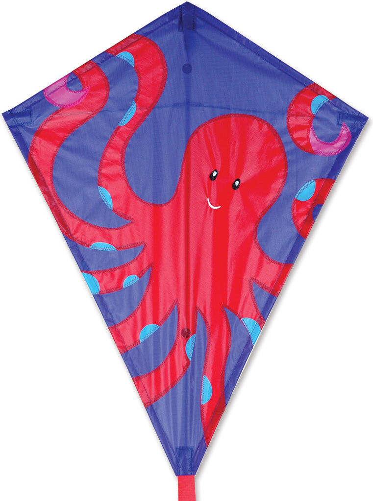 25 in. Diamond Kite - Octopus