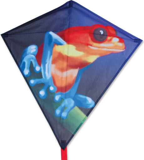 30 in. Diamond Kite - Tropical Frog