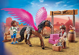 PLAYMOBIL:THE MOVIE Marla and Del with Flying Horse