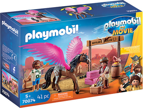 PLAYMOBIL:THE MOVIE Marla and Del with Flying Horse