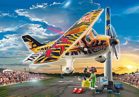 Air Stunt Show Tiger Propeller Plane