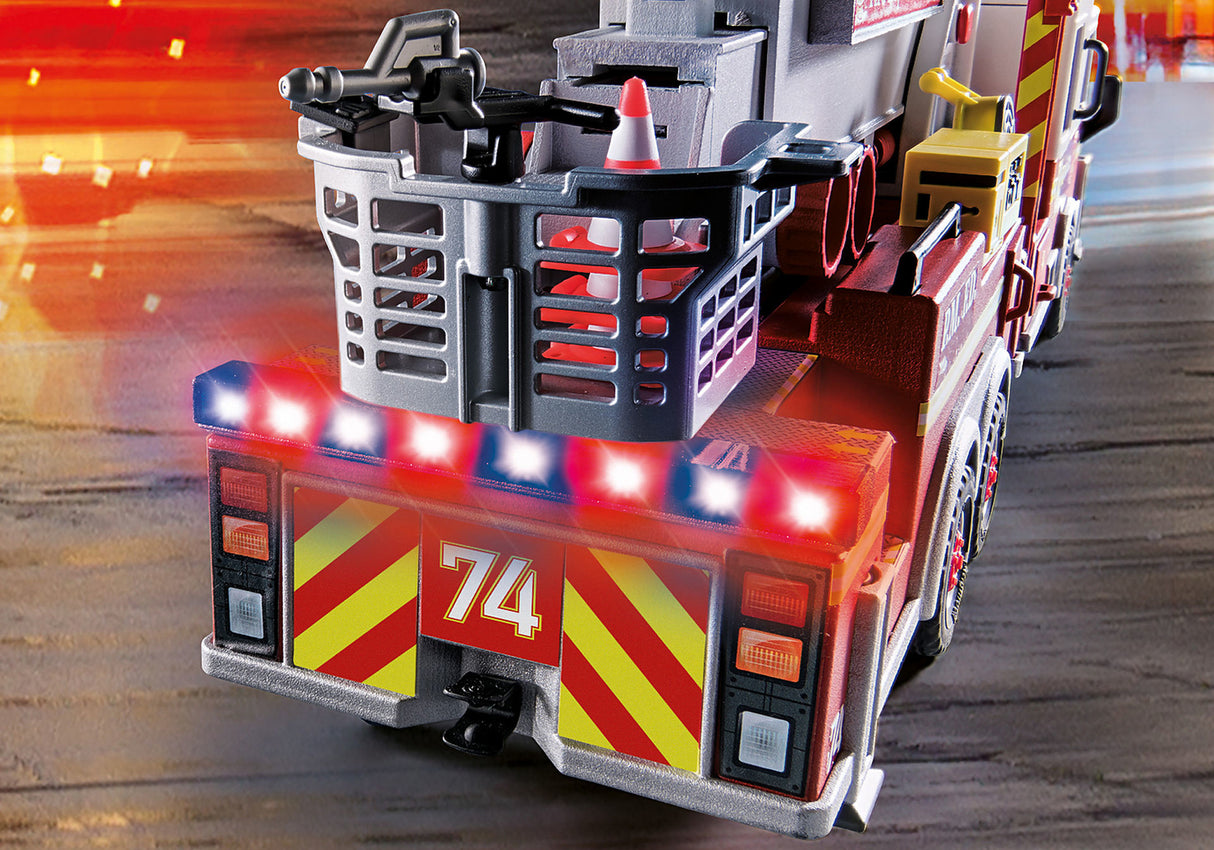 Rescue Vehicles: Fire Engine with Tower Ladder