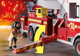 Rescue Vehicles: Fire Engine with Tower Ladder