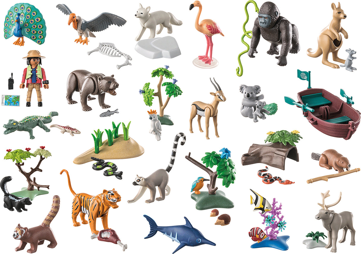 Playmobil Wiltopia - DIY Advent Calendar: Animal Trip around the World