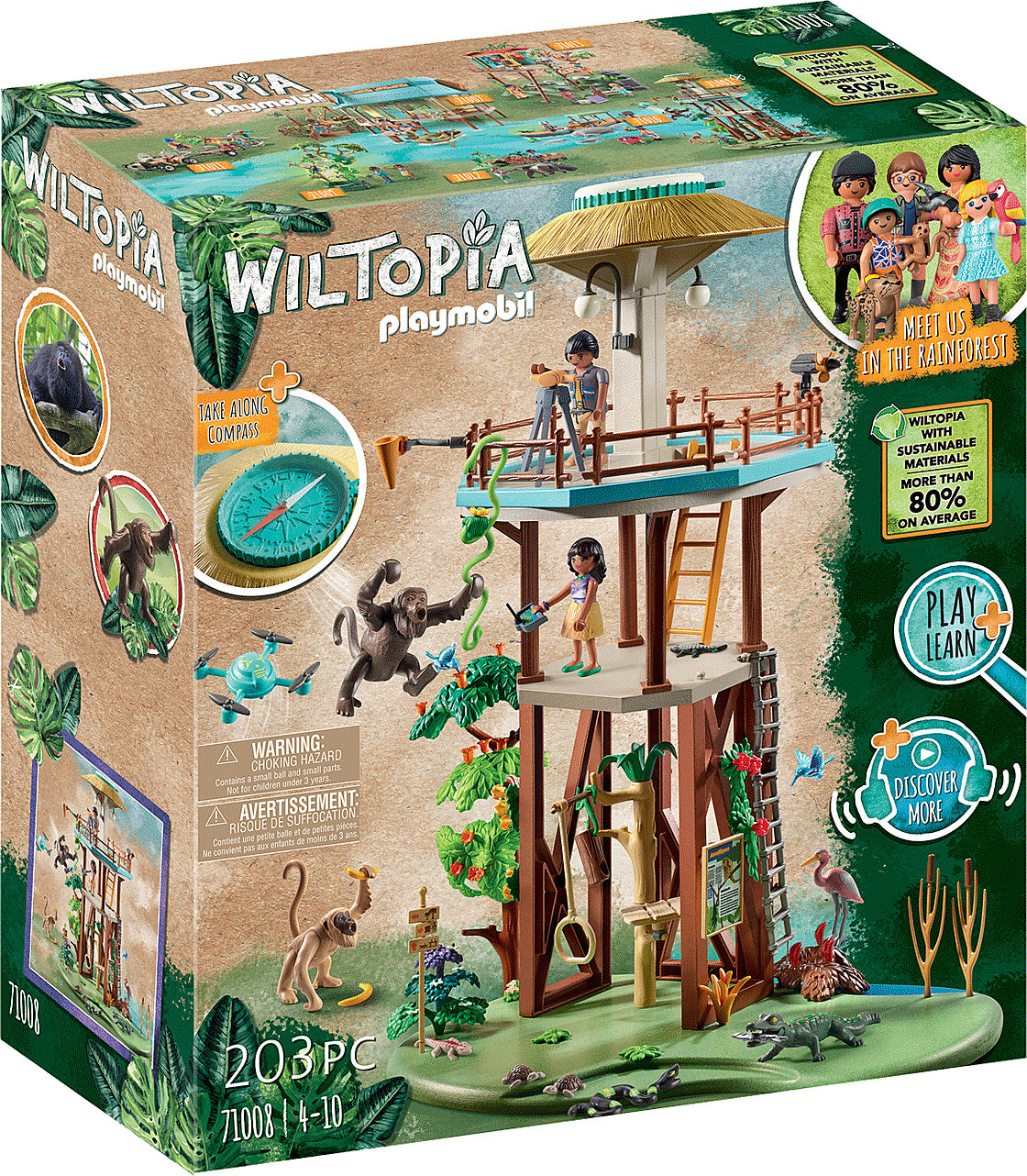 Playmobil Wiltopia - Research Tower with Compass