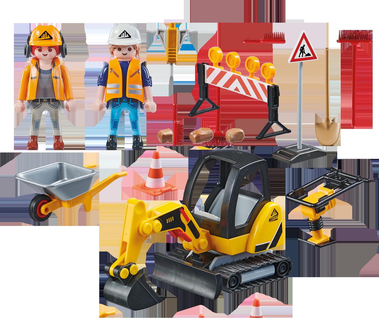 Playmobil Road Construction Dancing Bear Toys