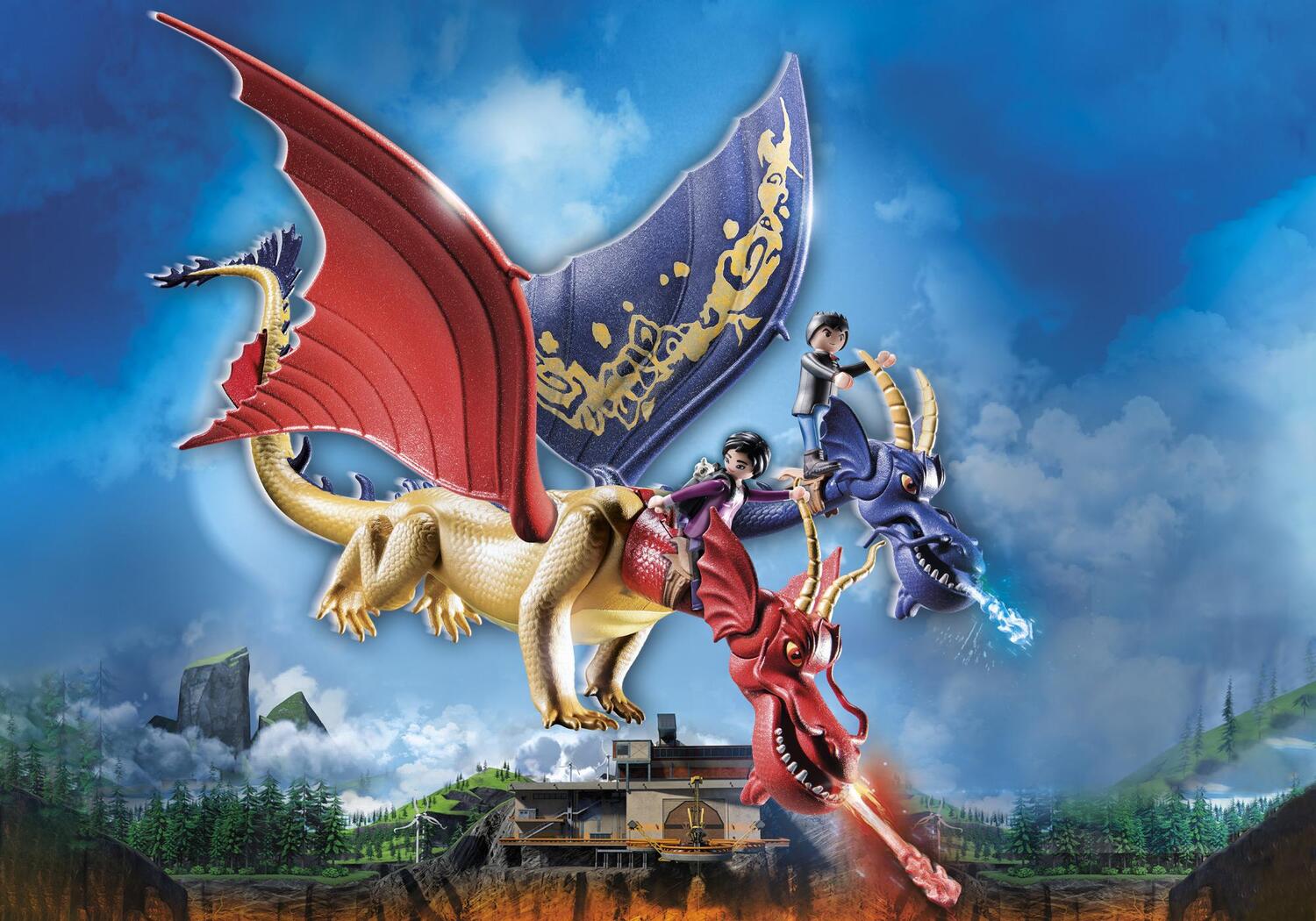 Playmobil Dragons - The Nine Realms - Wu & Wei with Jun – Dancing