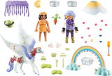 Playmobil Pegasus with Rainbow in the Clouds