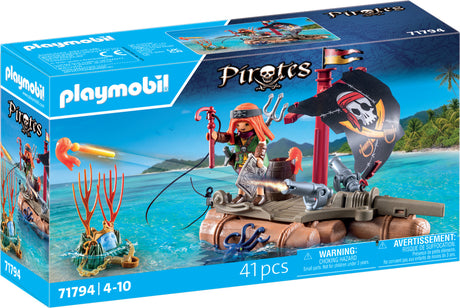 Pirate Raft with Treasure