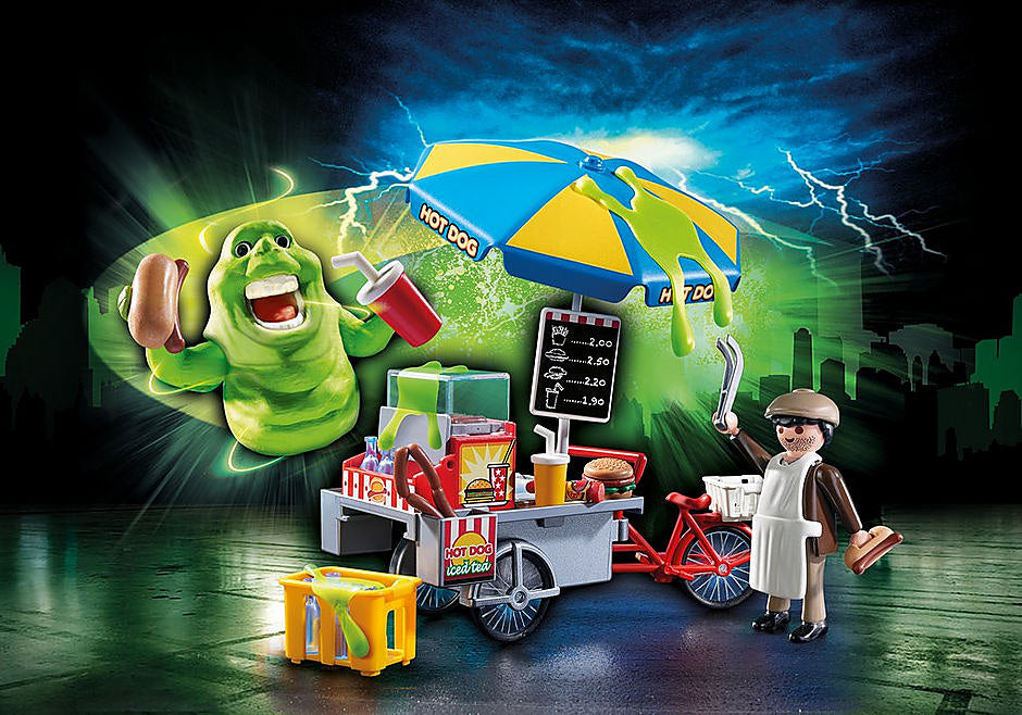 Slimer with Hot Dog Stand