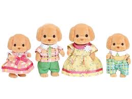 Calico Critters Poodle Family