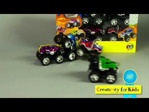 Monster Trucks Custom Shop (4 truck pack)