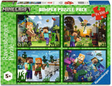 Minecraft Bumper Pack Puzzle (4x100 pc)