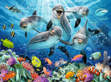 Dolphins in the Coral Reef (500 Piece Puzzle)