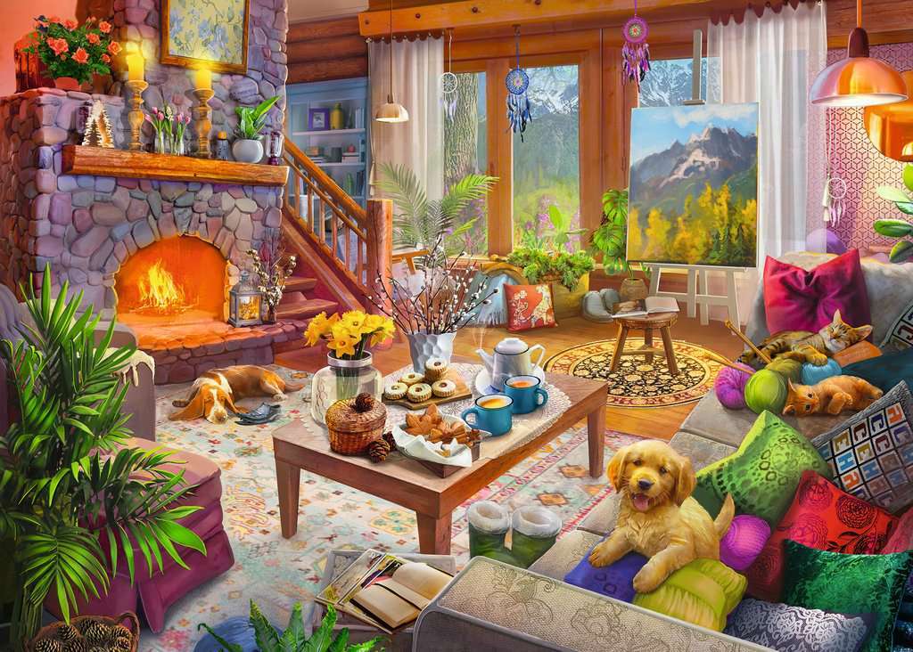 Cozy Cabin 1000 Piece Puzzle