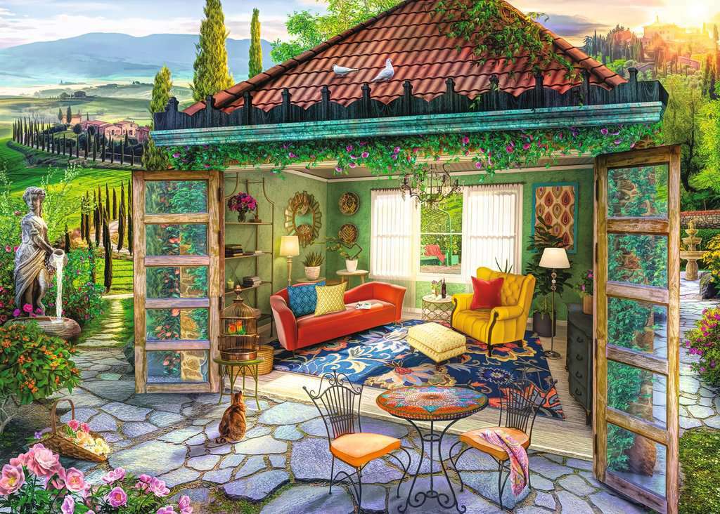 Tuscan Oasis 1000 Piece Puzzle