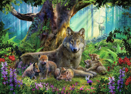 Wolves in the Forest 1000 Piece Puzzle