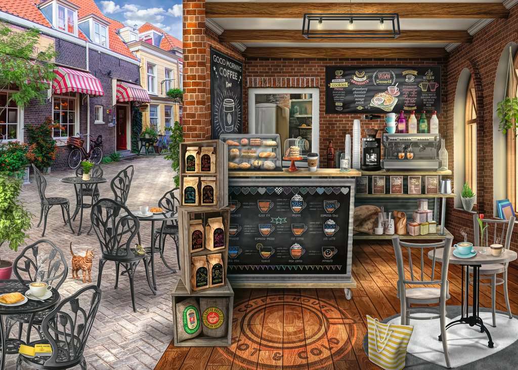 Quaint Café 1000 Piece Puzzle