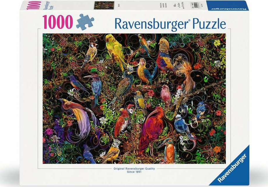 Birds of Art (1000 Piece Puzzle)