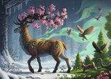 Deer of Spring 1000 Piece Puzzle