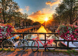 Bicycles in Amsterdam 1000 Piece Puzzle