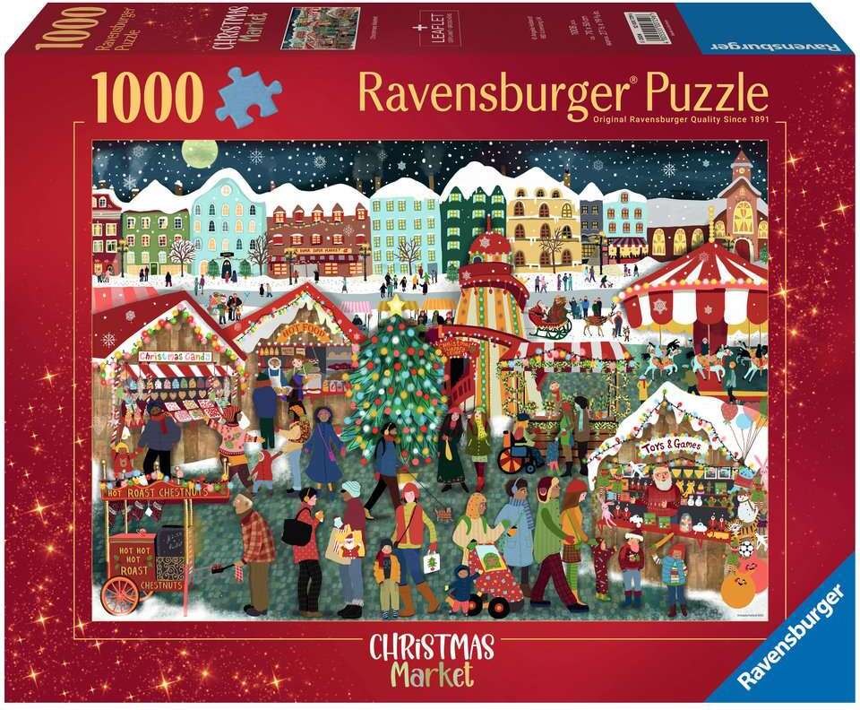 Jigsaw Puzzle Christmas Market - 1000 Pieces Puzzle