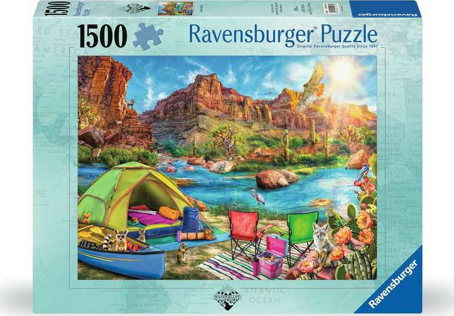 Canyon Camping 1500 Piece Puzzle