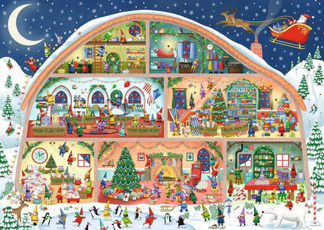 Jigsaw Puzzle Santa's Workshop - 1000 Pieces Puzzle
