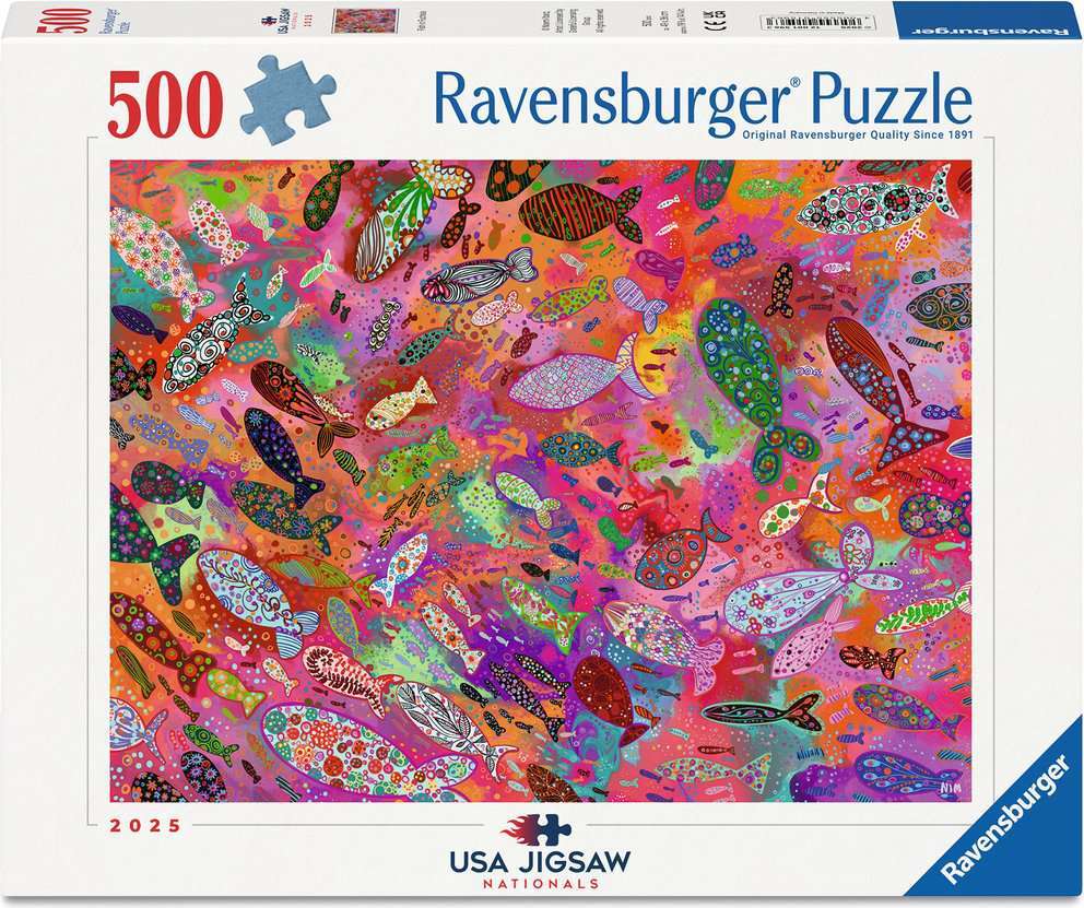 Fish in Fuchsia Puzzle (500 pc)
