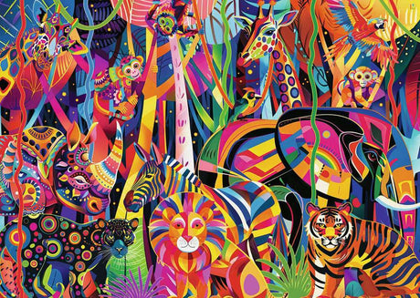 Jeweled Jungle Puzzle (1000 pc)