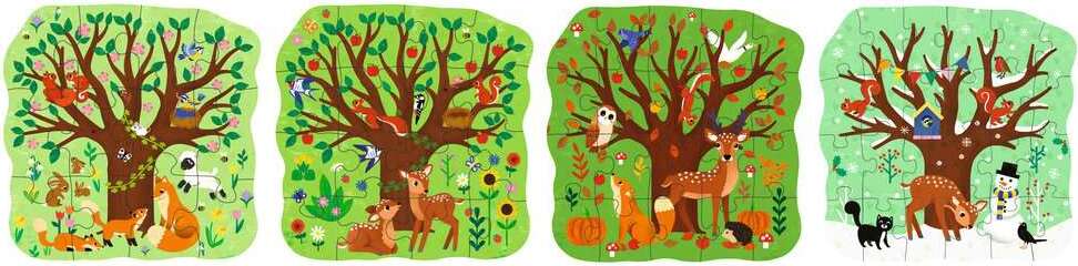 Puzzle Up - Four Seasons Puzzle (12, 16, 20, 24 pc)