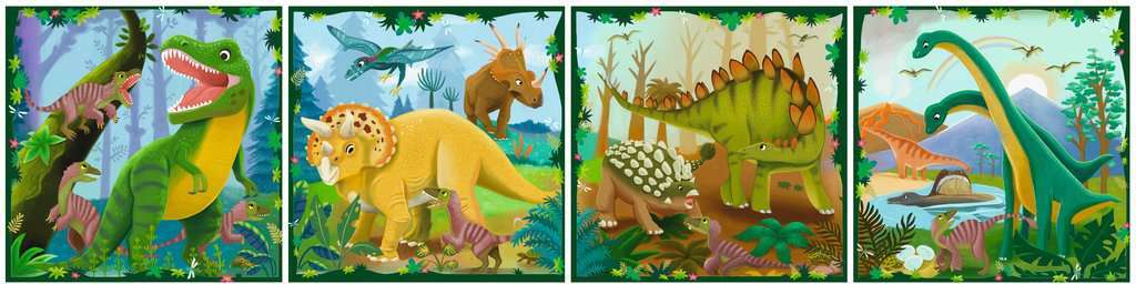Puzzle Up - Dinosaurs Puzzle (25, 36, 42, 56 pc)