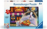 Happy Cat Pizza 35 Pc Puzzle
