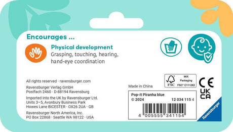 Pop-it Piranha (blue)*