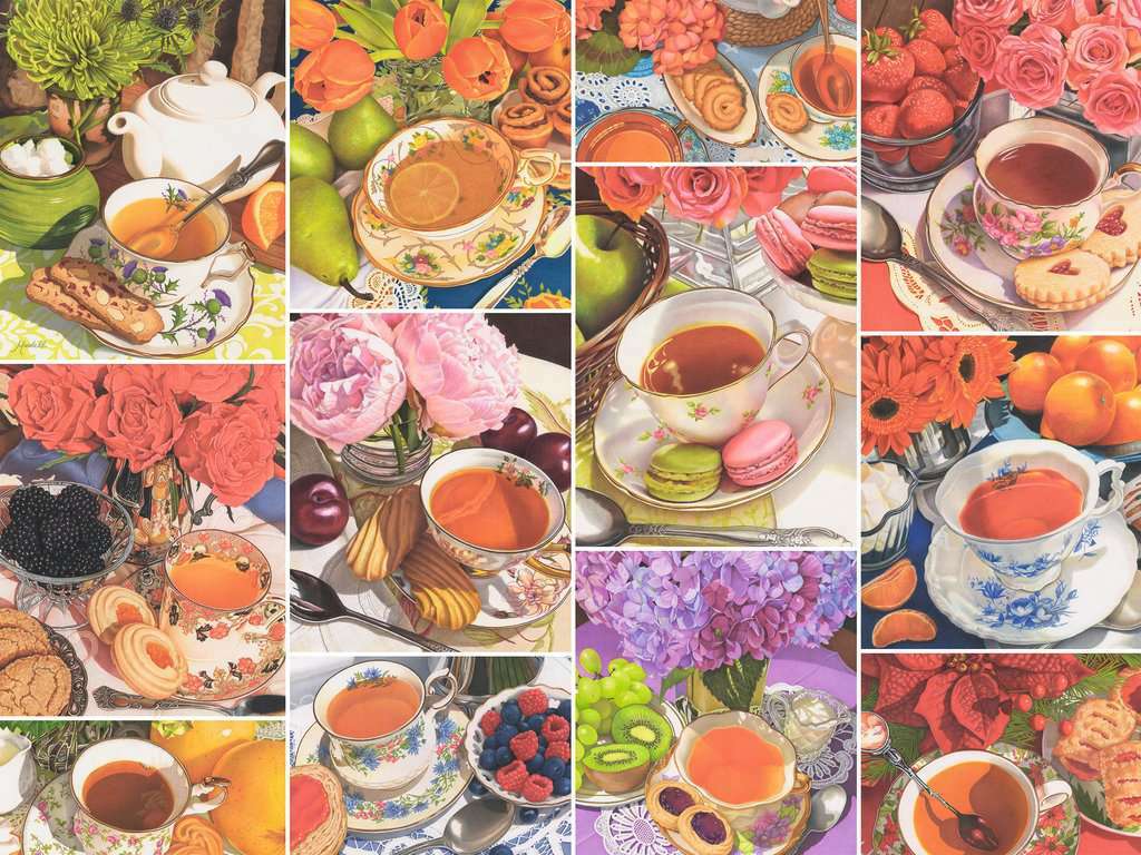 Teatime (750 pc Large Format Puzzle)