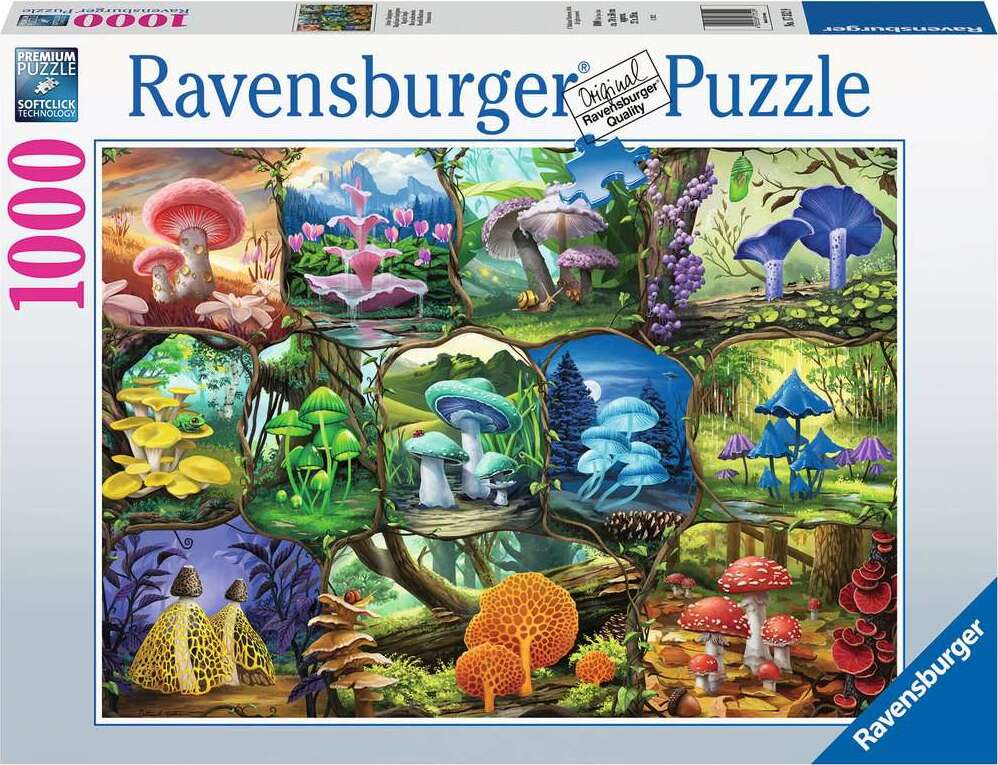 Beautiful Mushrooms (1000 pc Puzzles)