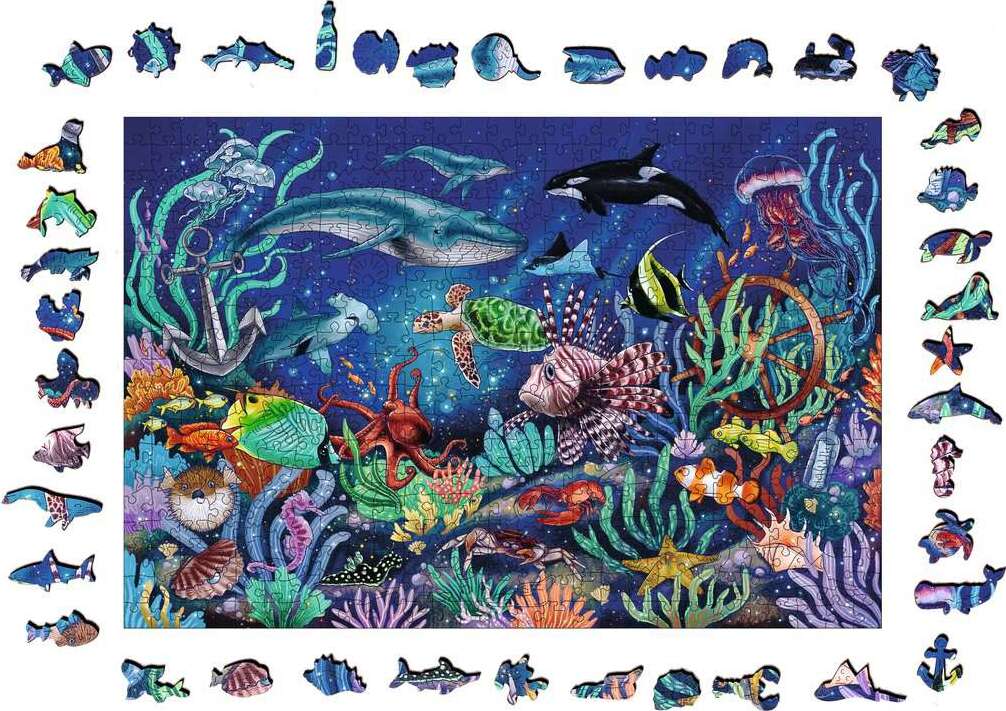 Under the Sea (500 pc Wooden Puzzles)