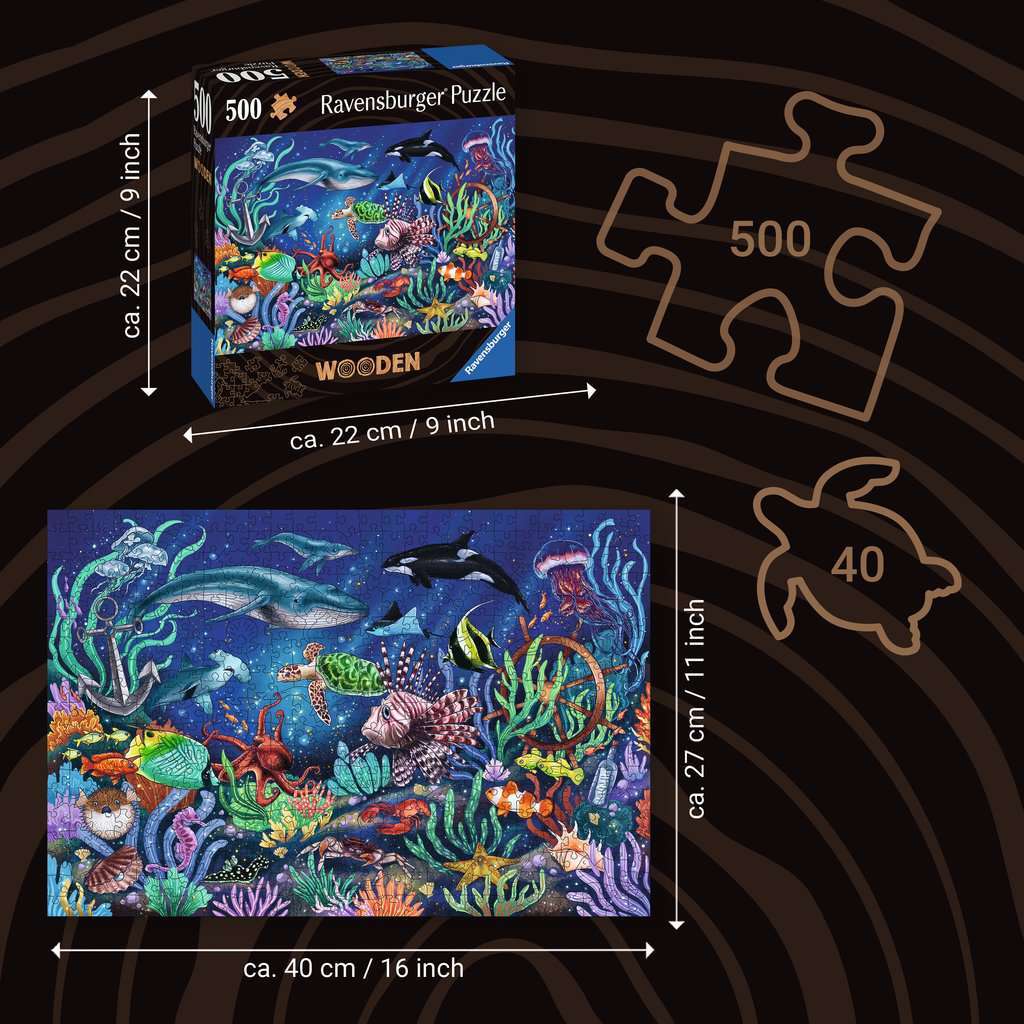 Under the Sea (500 pc Wooden Puzzles)