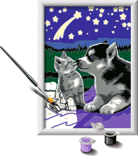 CreArt: Moonlight Friends 5x7 (glow)