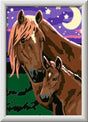 CreArt: Horses at Midnight 5x7 (glow)