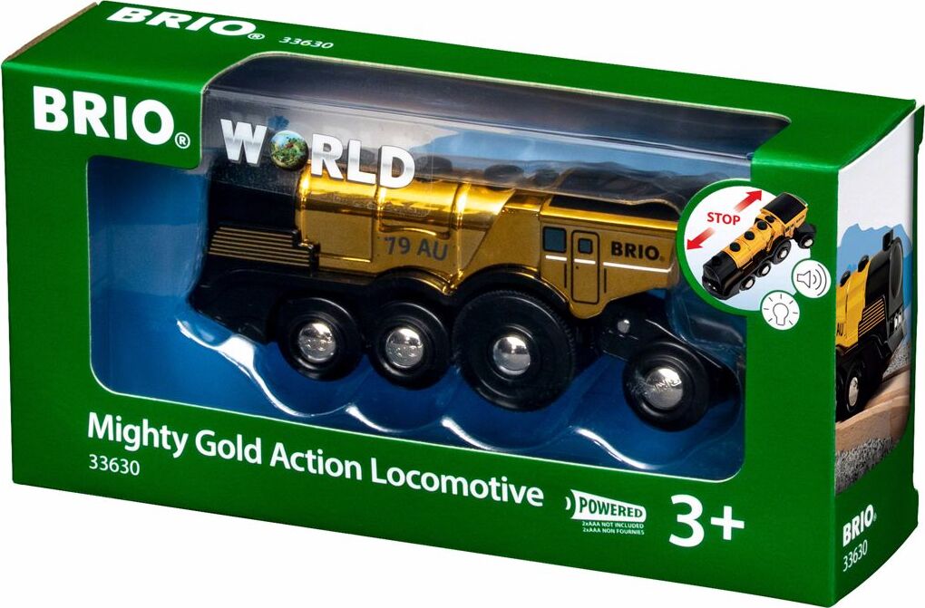 Brio Mighty Golden Action Locomotive