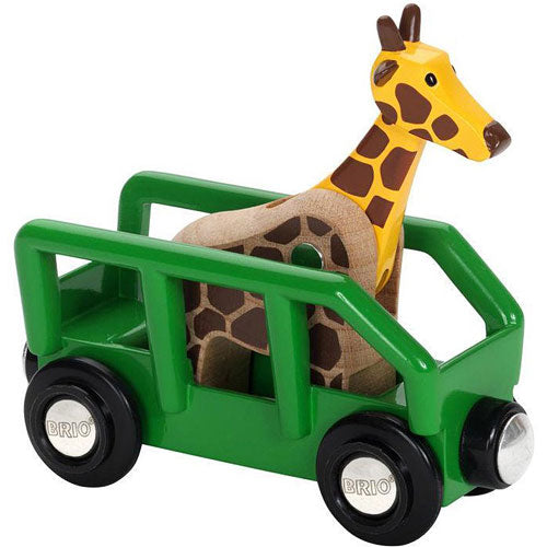 Giraffe and Wagon